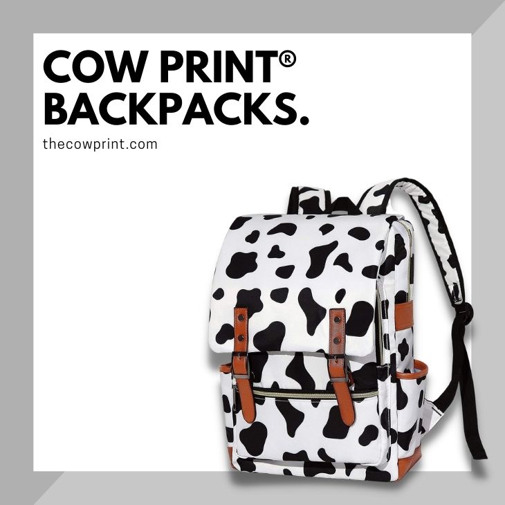 Cow Print Backpacks