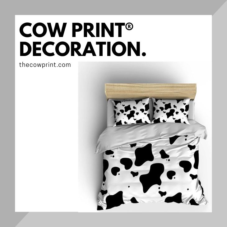 Cow Print Decoration