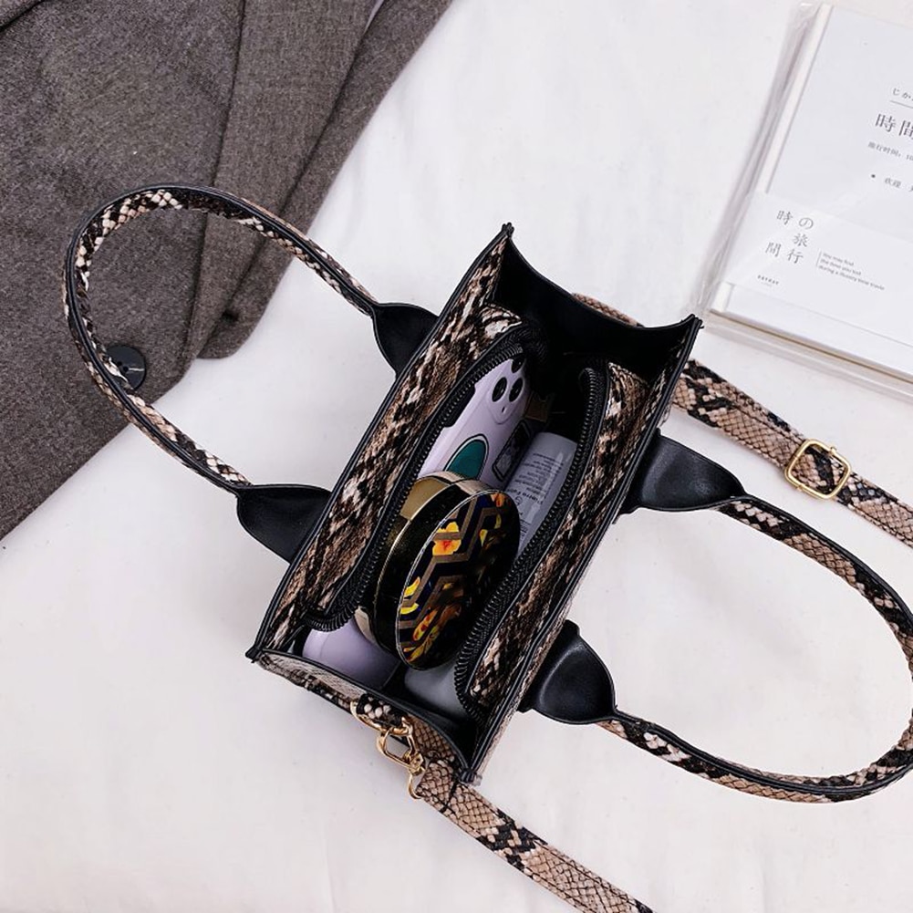 Hot Sale Snake Pattern Underarm Bags Cow Print rossbody Bag For Women 2021 Female Casual PU 5 - The Cow Print