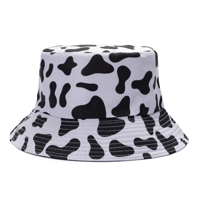 Summer Reversible Cow Print Bucket Hat Women Outdoor Travel Sun Hat Sun Protection Fisherman Cap Fashion 16.jpg 640x640 16 - The Cow Print