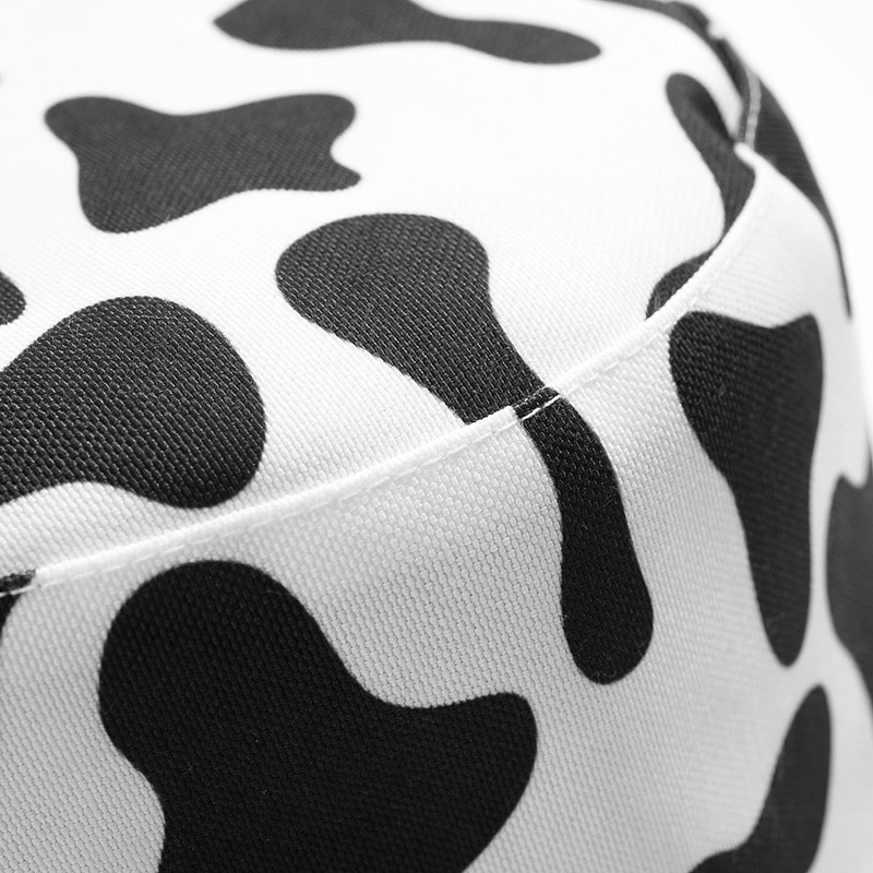 Summer Reversible Cow Print Bucket Hat Women Outdoor Travel Sun Hat Sun Protection Fisherman Cap Fashion 3 - The Cow Print
