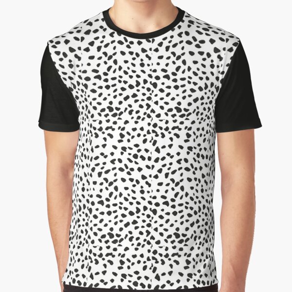 Dalmation Print Graphic T-Shirt RB1809 product Offical Cow Print Merch