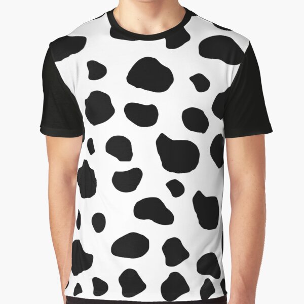 Cow Print, Cow Pattern, Cow Spots, Black And White Graphic T-Shirt RB1809 product Offical Cow Print Merch