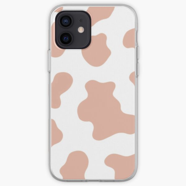 Peach Cow Print  iPhone Soft Case RB1809 product Offical Cow Print Merch