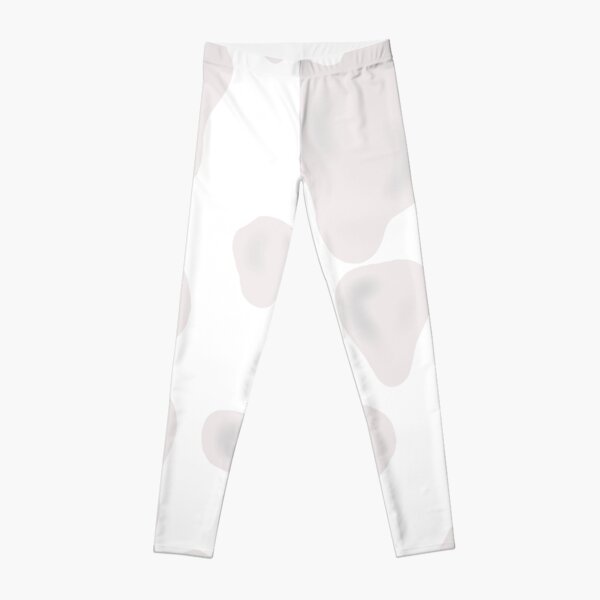 White on White Cow Print  Leggings RB1809 product Offical Cow Print Merch