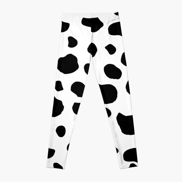 Cow Print, Cow Pattern, Cow Spots, Black And White Leggings RB1809 product Offical Cow Print Merch