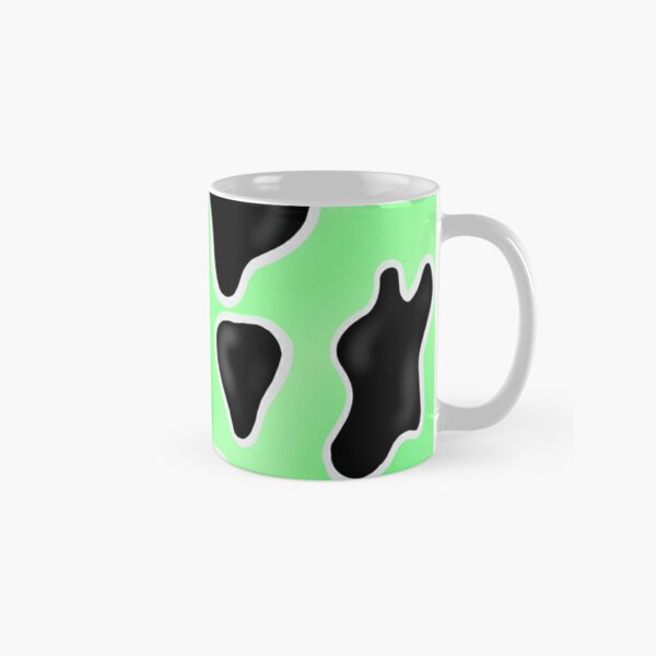 Pastel Green Cow Print  Classic Mug RB1809 product Offical Cow Print Merch