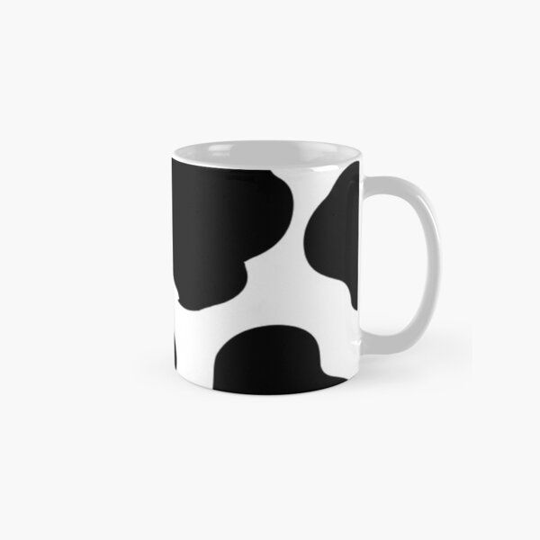 Black and White Cow Pattern Print Classic Mug RB1809 product Offical Cow Print Merch