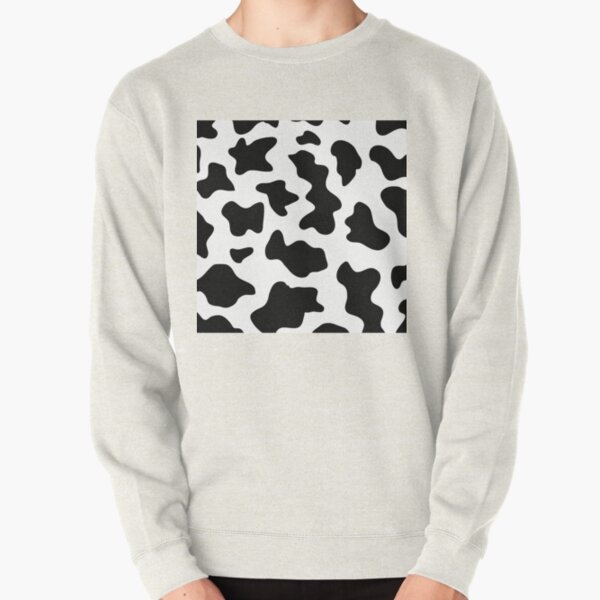 Cow Print Spots Black and White Pullover Sweatshirt RB1809 product Offical Cow Print Merch