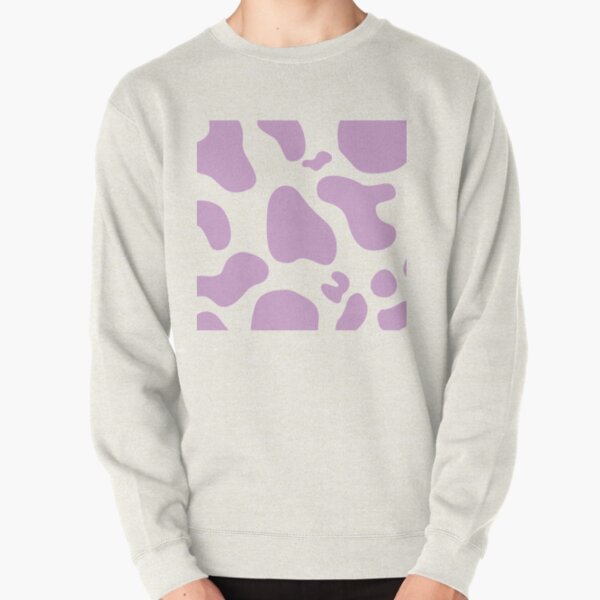 purple cow print Pullover Sweatshirt RB1809 product Offical Cow Print Merch