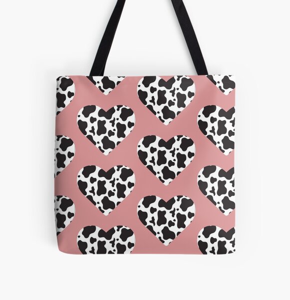 Cow print Spots Y2k aesthetic heart  All Over Print Tote Bag RB1809 product Offical Cow Print Merch