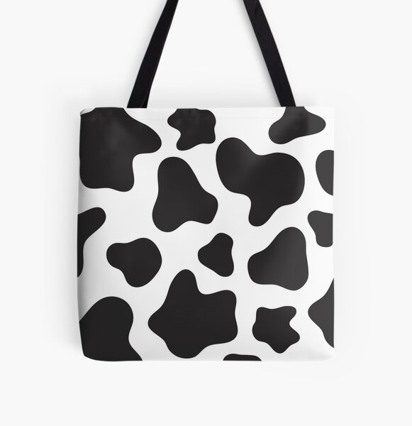 Cow Print Black and White All Over Print Tote Bag RB1809 product Offical Cow Print Merch