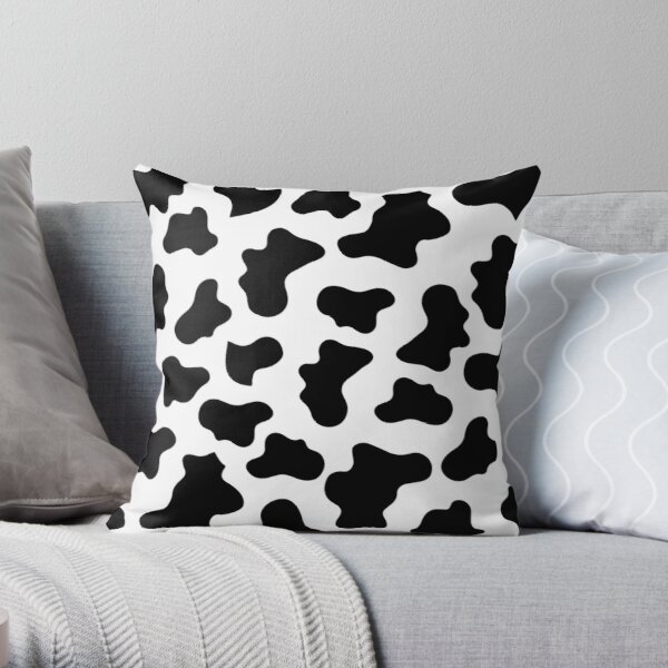 Moo Cow Print Pattern  Throw Pillow RB1809 product Offical Cow Print Merch