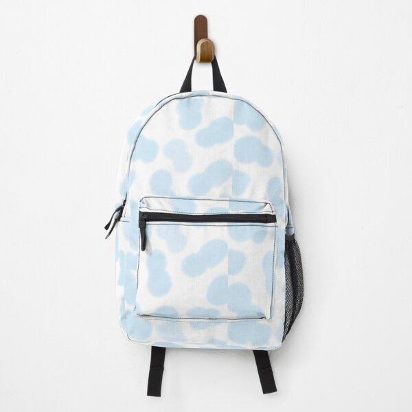 Blue and White Cow Print Backpack RB1809 product Offical Cow Print Merch