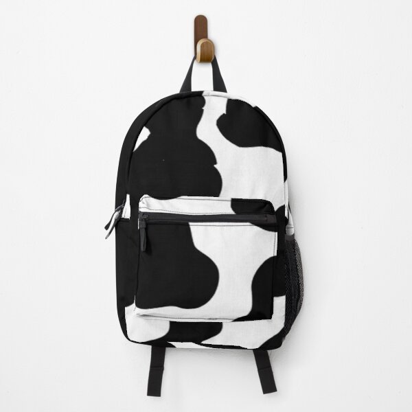 Black and White Cow Pattern Print Backpack RB1809 product Offical Cow Print Merch