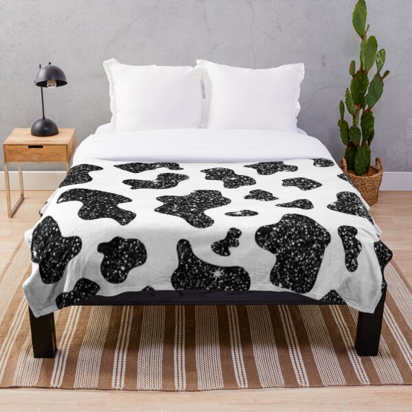 Sparkle Cow Print Throw Blanket RB1809 product Offical Cow Print Merch
