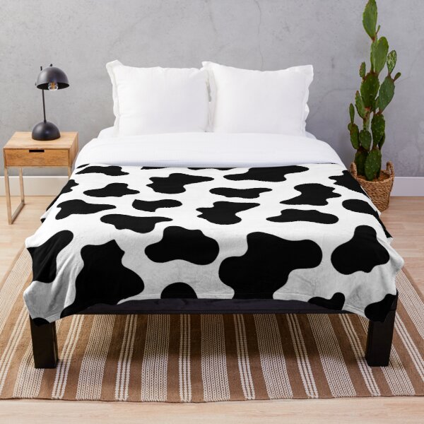 Moo Cow Print Pattern  Throw Blanket RB1809 product Offical Cow Print Merch