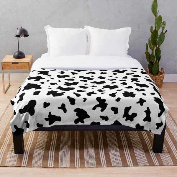 Small cow print Throw Blanket RB1809 product Offical Cow Print Merch