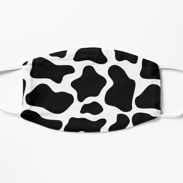Cow Animal Print Pattern Flat Mask RB1809 product Offical Cow Print Merch
