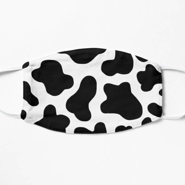 cow print mask Flat Mask RB1809 product Offical Cow Print Merch