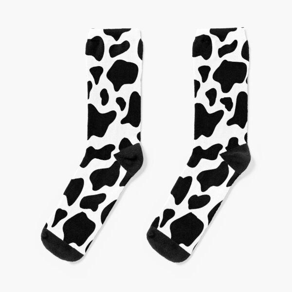 Cow Spots Moo Pattern  Socks RB1809 product Offical Cow Print Merch