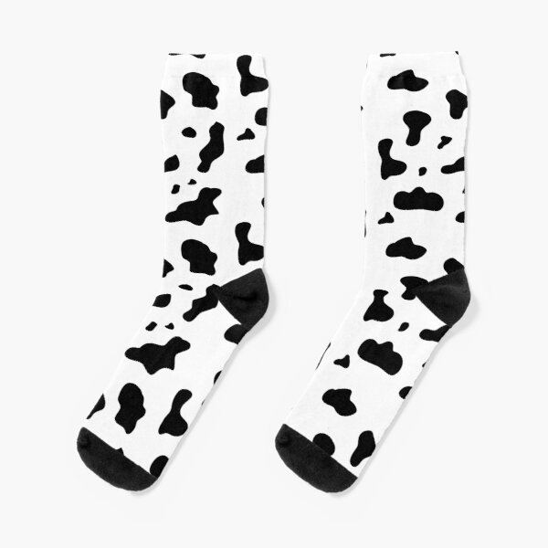 Cow pattern / print Socks RB1809 product Offical Cow Print Merch