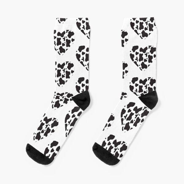 Cow print Spots Y2k aesthetic heart  Socks RB1809 product Offical Cow Print Merch