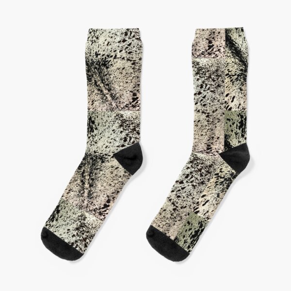 Cowhide Socks RB1809 product Offical Cow Print Merch