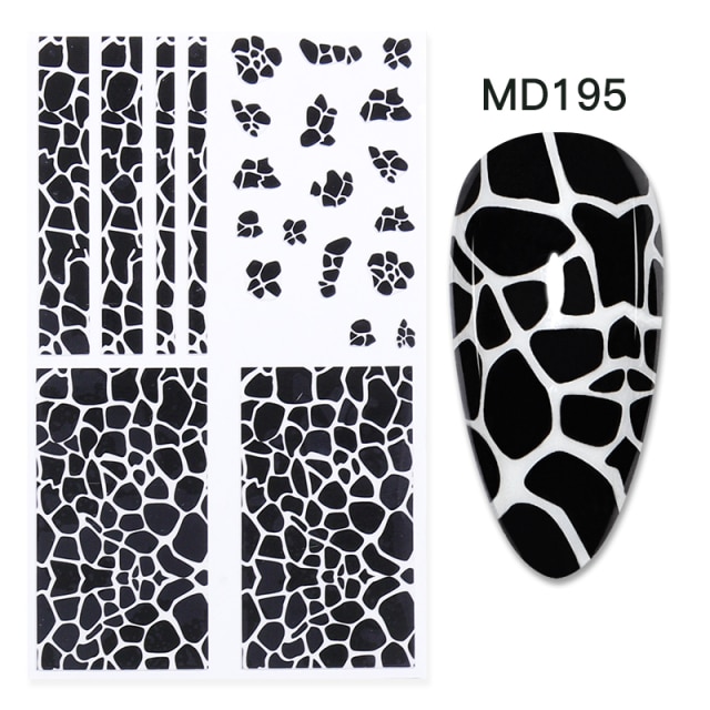 1pc Leopard Wild Animal Skin Nail Foil Sticker Snake Print Nail Art Transfer Slider Starry Sky 3.jpg 640x640 3 - The Cow Print