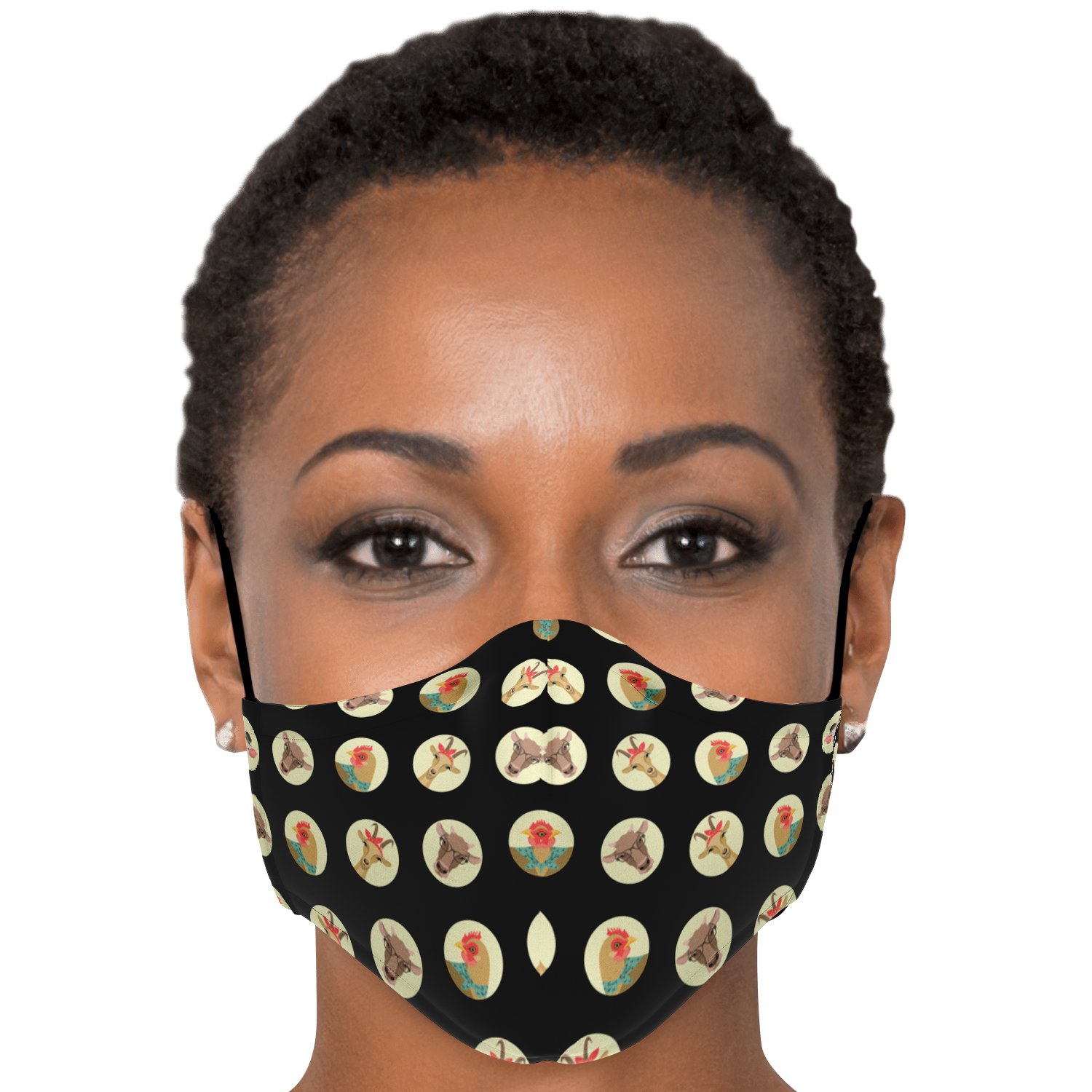 3pcs - Adult Fashion Face Mask / +$6 - 15pcs - PM 2.5 Carbon Filters Official COW PRINT Merch