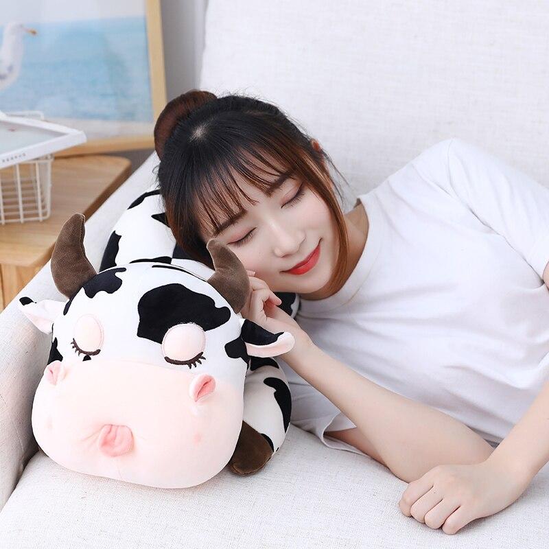 Cute Milk Cow Cuddling Pillow CL1211 30cm / cattle Official COW PRINT Merch