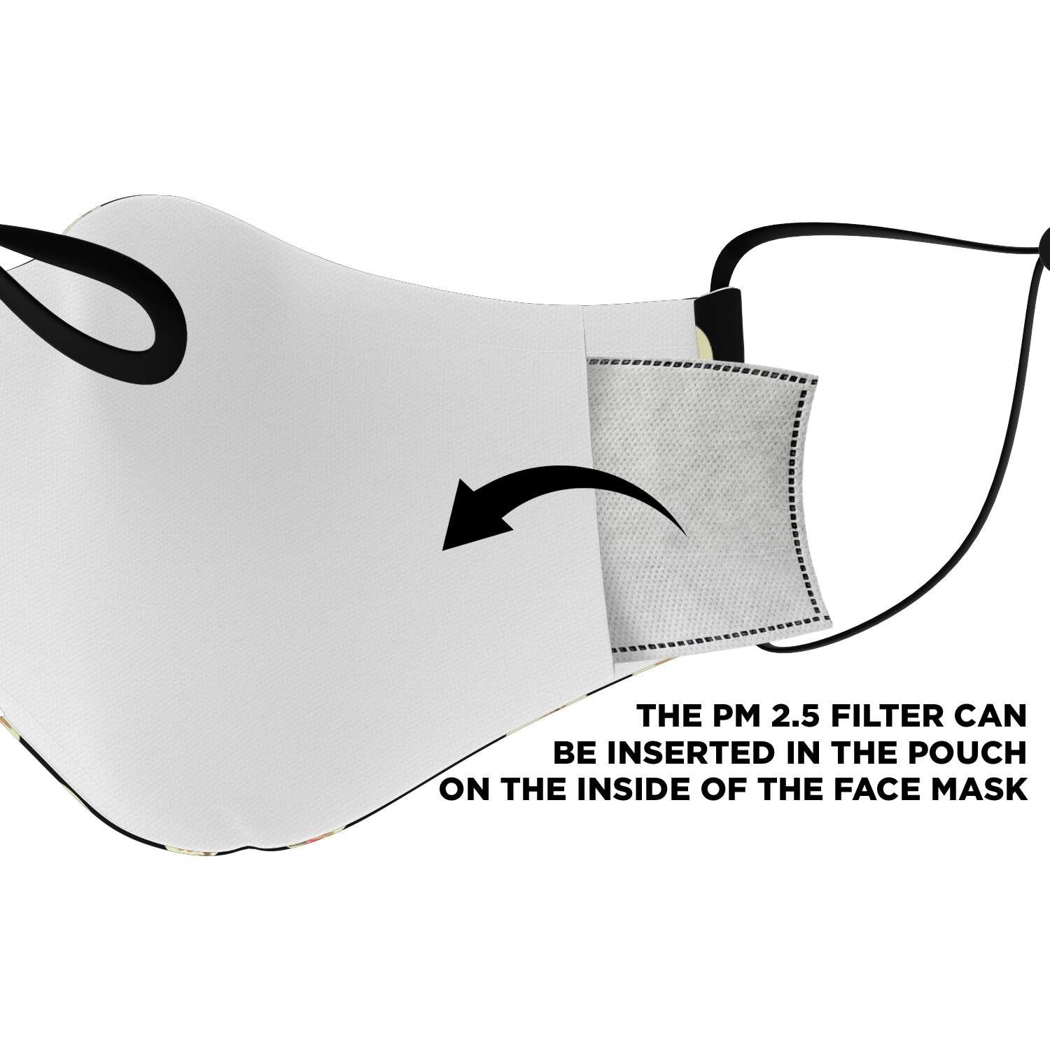 1pc - Adult Fashion Face Mask / +$23 - 60pcs - PM 2.5 Carbon Filters Official COW PRINT Merch