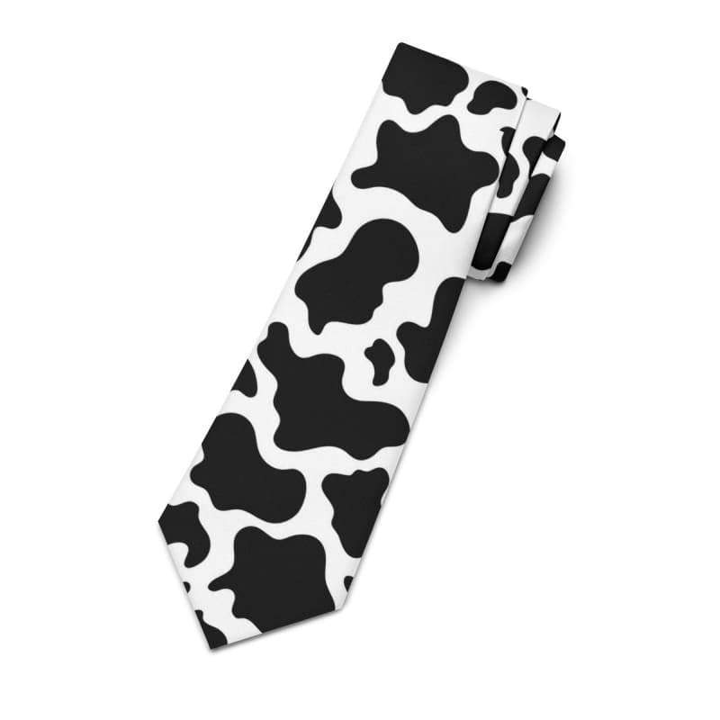 accessories cow print necktie 2 - The Cow Print