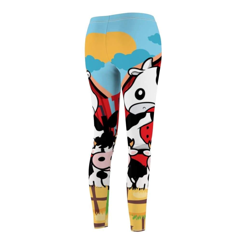 all over prints beautifully soft cow barn leggings 7 - The Cow Print