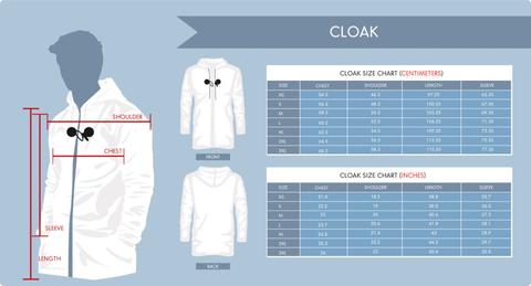 aop cloak size chart - Cow Print Shop