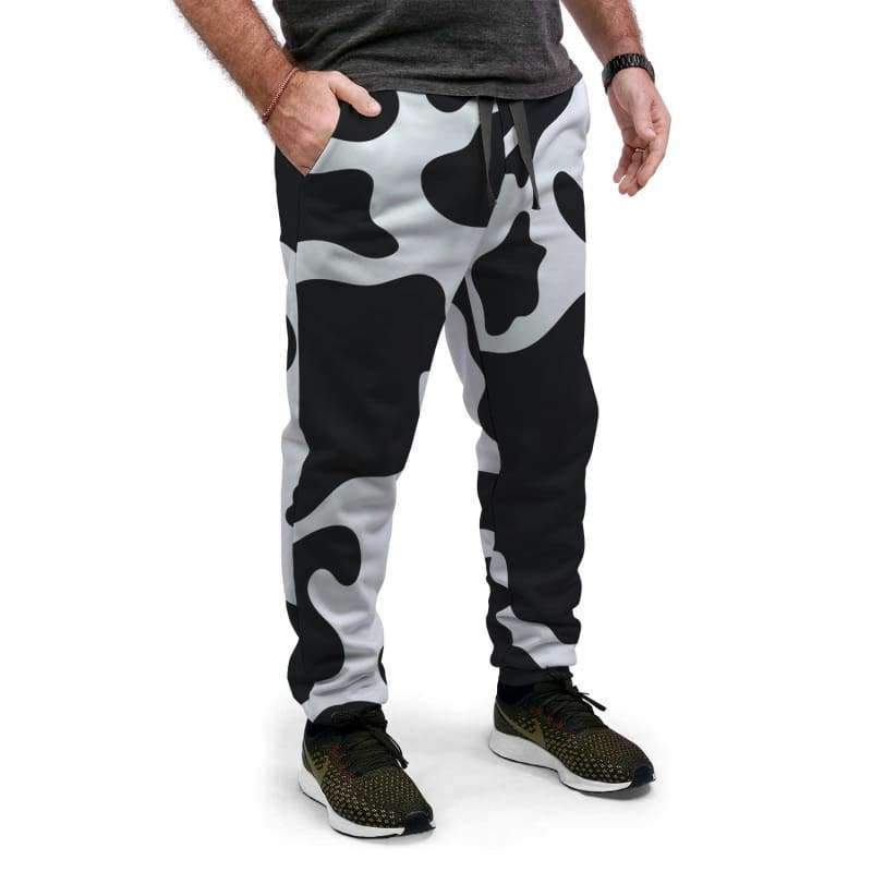 Men's Ultimate Cow Lover Jogger Sweatpants CL1211 XXS Official COW PRINT Merch