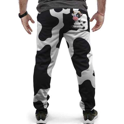 Back side of Men's Ultimate Cow Lover Jogger Sweatpants