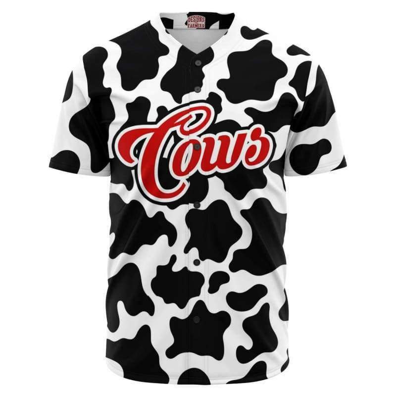 One Of A Kind Cows Baseball Jersey CL1211 XS Official COW PRINT Merch