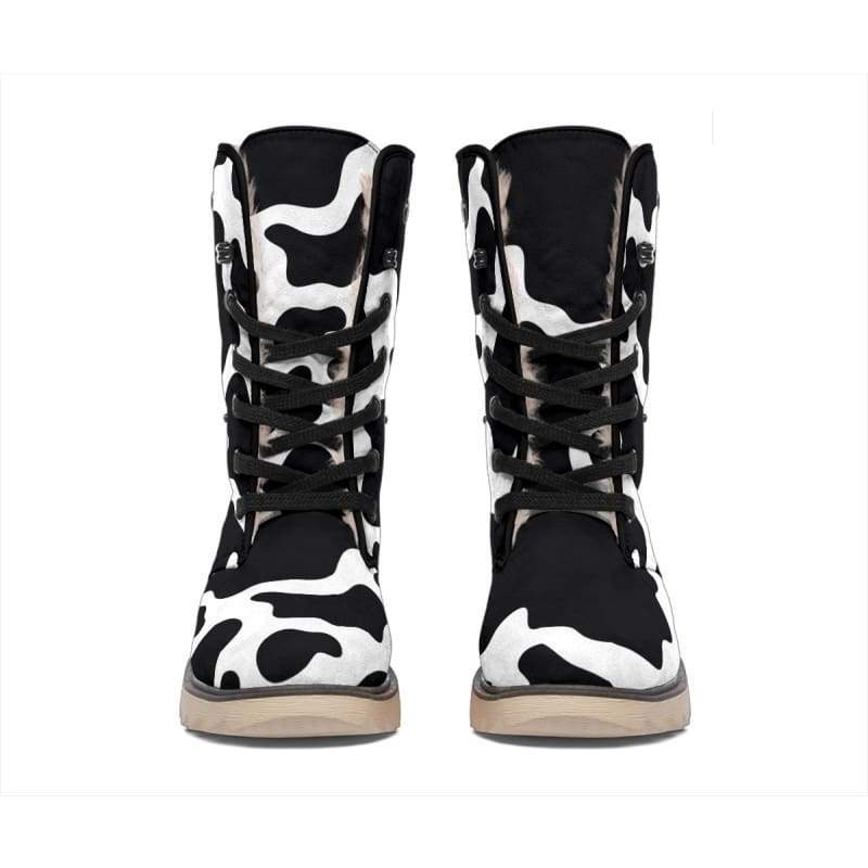 Women’s Polar Boots - Cow Print Polar Boots / US7 (EU38) Official COW PRINT Merch