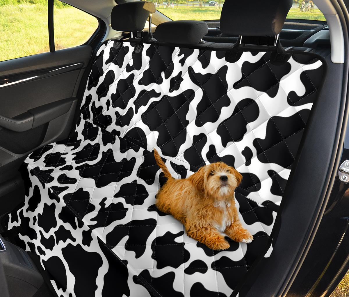 Pet Seat Cover - Cow Print Pet Seat Cover / X-Large (Full-Size Trucks / Oversized SUVs) Official COW PRINT Merch