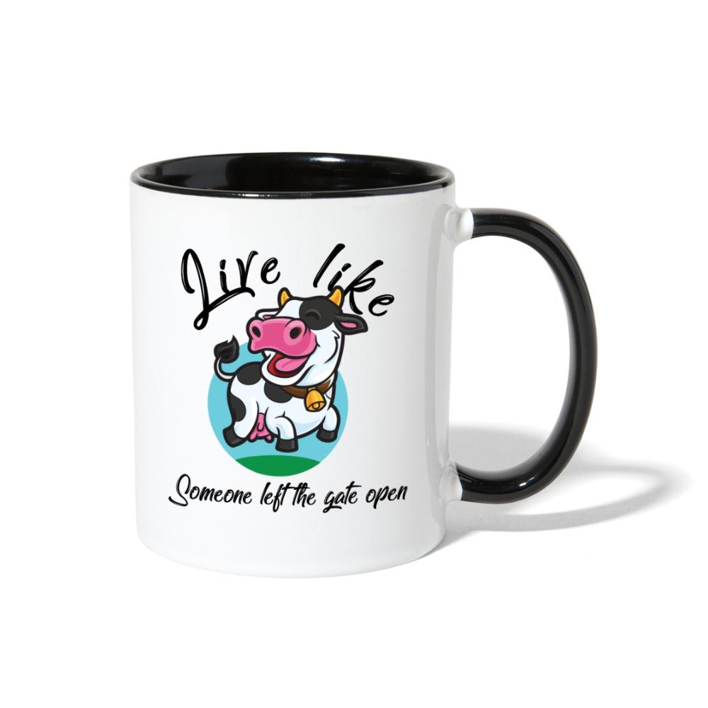 Funny Happy Cow Coffee Mug CL1211 One Size Official COW PRINT Merch