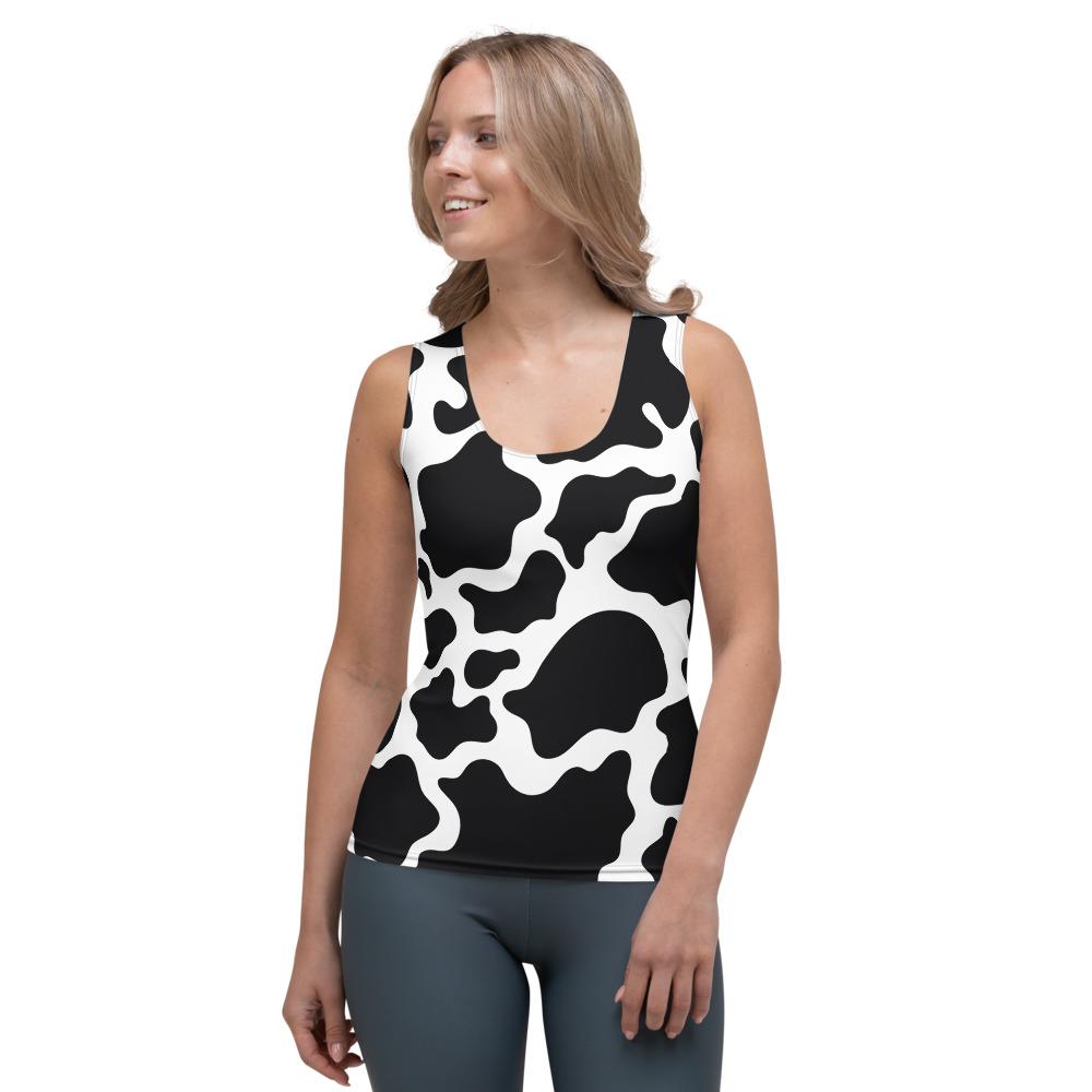 Cow Print All Over Tank Top CL1211 XS Official COW PRINT Merch