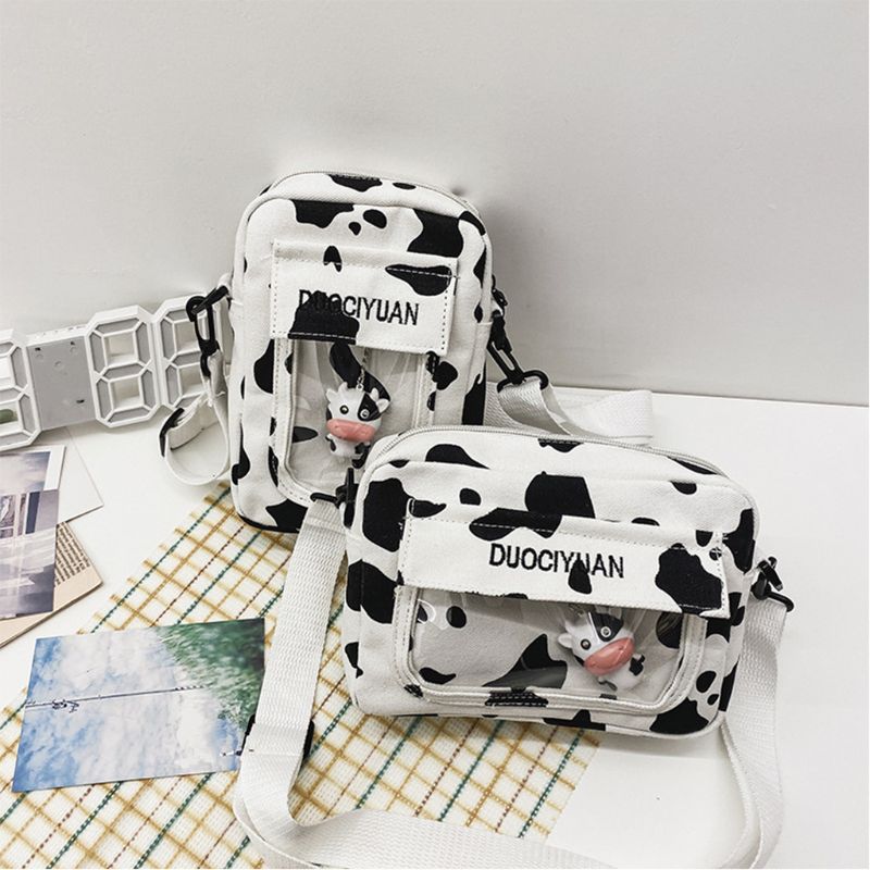 Cow Print Bags - Shoulder Crossbody Bag Lady