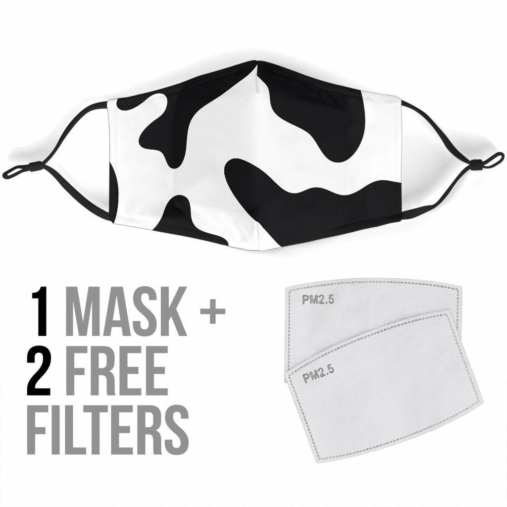 Mooi Vuitton Facemask / Adult Mask + 2 FREE Filters (Age 13+) Official COW PRINT Merch