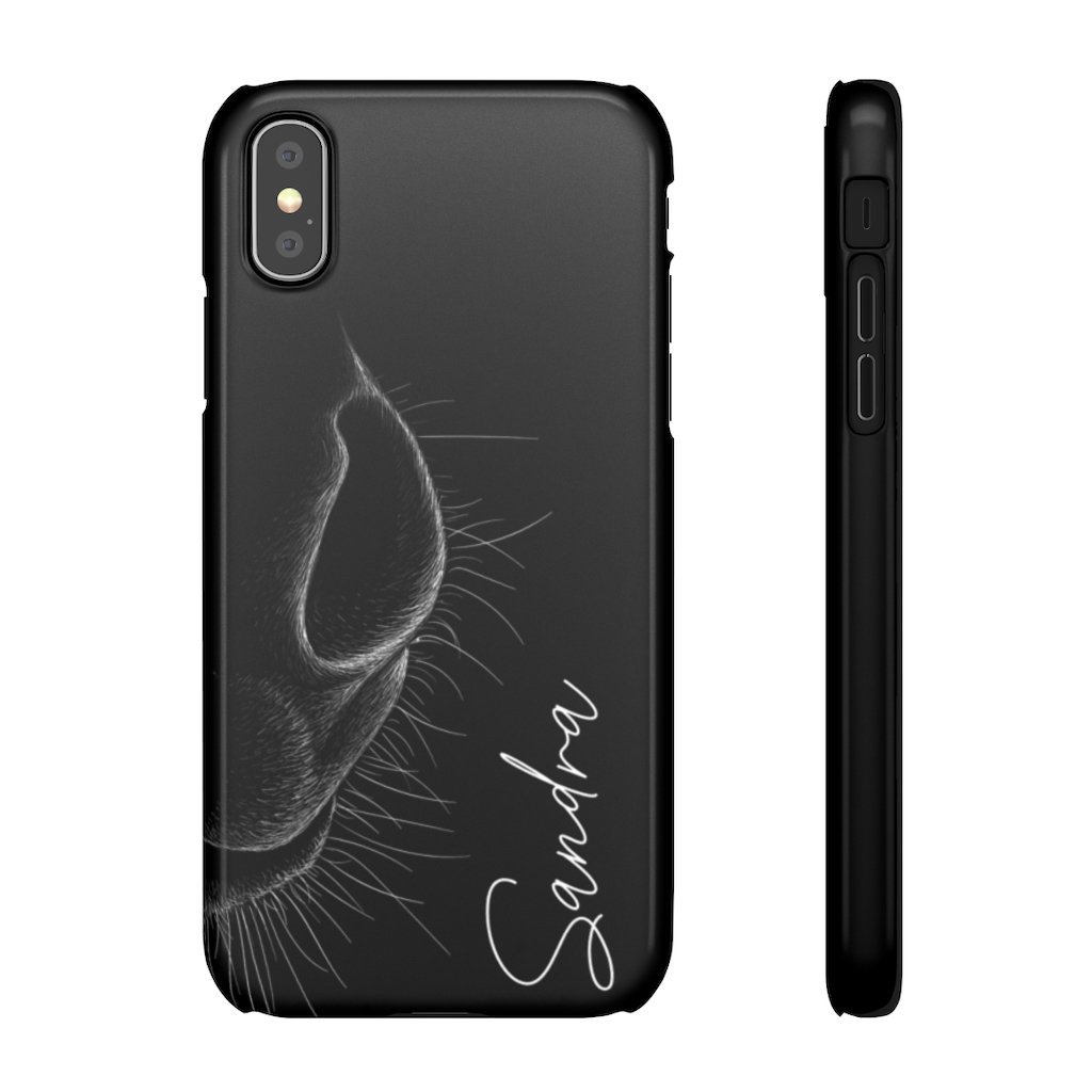 Signature Horse Face Case CL1211 iPhone XS / Glossy Official COW PRINT Merch