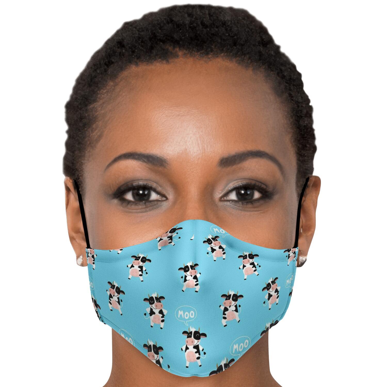 3pcs - Adult Fashion Face Mask / +$10 - 15pcs - PM 2.5 Carbon Filters Official COW PRINT Merch