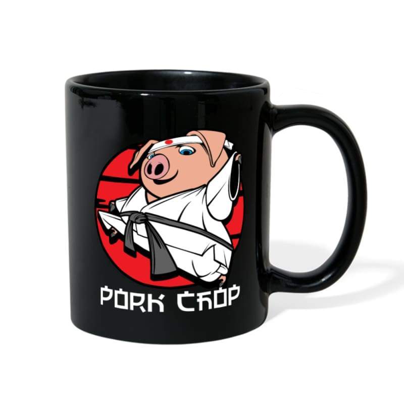 Pork Chop Mug CL1211 black Official COW PRINT Merch