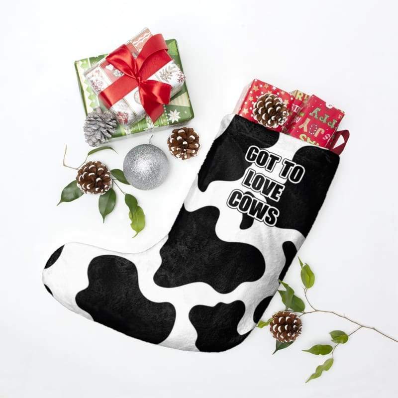 home decor cow print christmas stockings 4 - The Cow Print