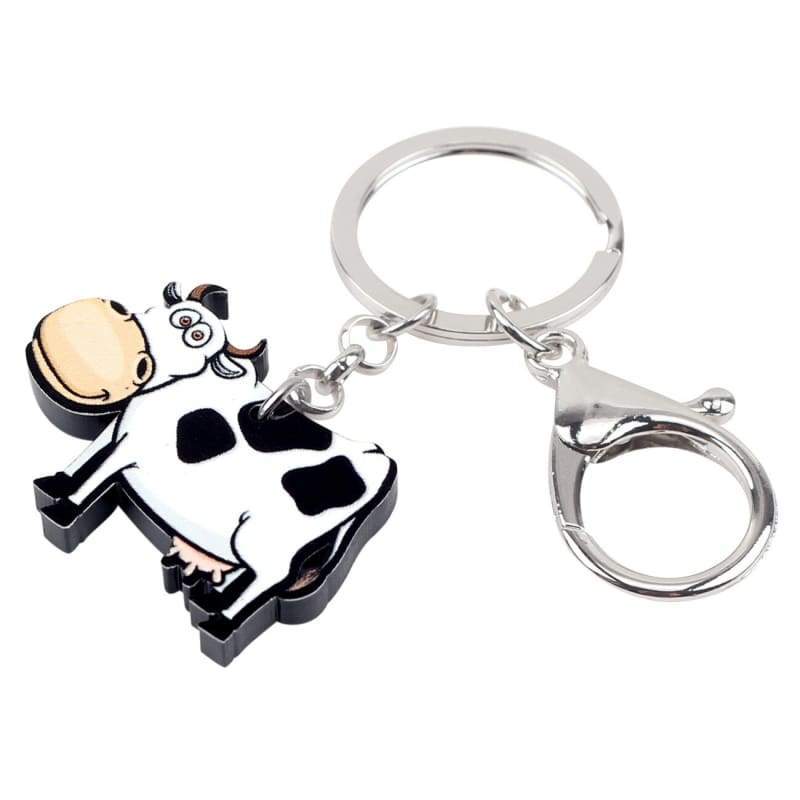 jewelry acrylic cow key chains 2 - The Cow Print