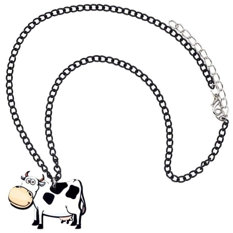 jewelry acrylic cow necklace for women 4 - The Cow Print